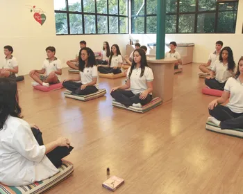 Imagem ilustrativa da imagem Estudantes têm aulas de bem-estar e equilíbrio emocional em Vitória