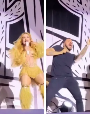Imagem ilustrativa da imagem Intérprete de Libras capixaba viraliza ao traduzir show de Joelma
