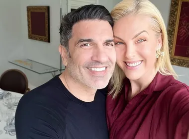 Imagem ilustrativa da imagem Edu Guedes tem alta do hospital 10 dias antes do previsto; Ana Hickmann comemora