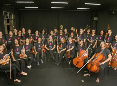 Imagem ilustrativa da imagem Homenagem ao Rock com orquestra de mulheres