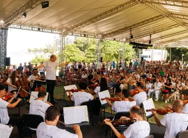 Imagem ilustrativa da imagem Orquestra Sinfônica do ES leva música e cultura ao Parque Casa do Governador