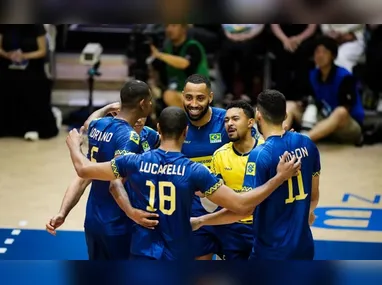 Imagem ilustrativa da imagem Brasil derrota Turquia e segue na liderança isolada da Liga das Nações
