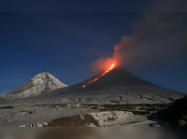Imagem ilustrativa da imagem Terremoto na Rússia acorda o maior vulcão da Eurásia