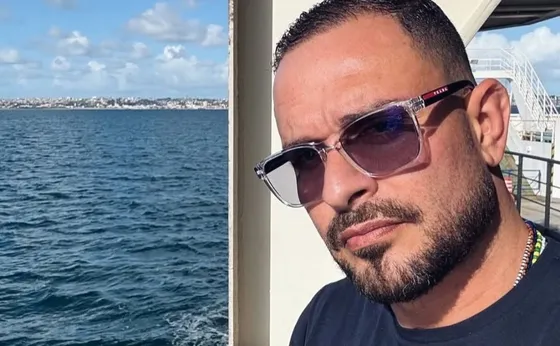 Imagem ilustrativa da imagem Diogo Nogueira surge irreconhecível na Bahia e surpreende fãs: 'Muito diferente'