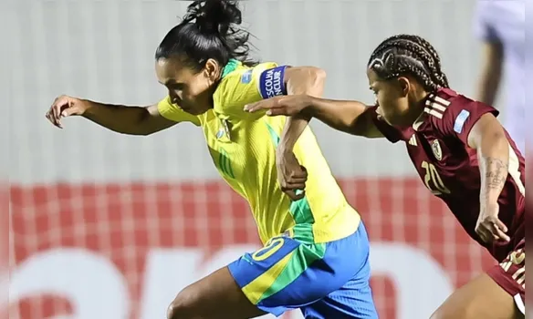 Imagem ilustrativa da imagem Seleção feminina de futebol oscila, mas vence Venezuela em estreia na Copa América