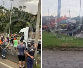 Imagem ilustrativa da imagem BR-101 é interditada em Viana após acidente