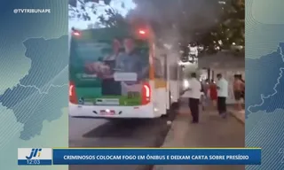 Imagem ilustrativa da imagem Criminosos deixam carta a Raquel Lyra e prometem banho de sangue em presídio
