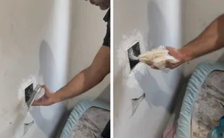 Imagem ilustrativa da imagem Operação "Reditus Pacis": polícia encontrou droga escondida em tomada na parede