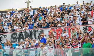 Imagem ilustrativa da imagem Santa perde no Batistão e precisa vencer na Arena para seguir na Série D