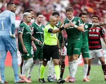 Imagem ilustrativa da imagem CBF divulga áudio do VAR nas reclamações do Palmeiras: 'Encontrão' e 'sem impacto'