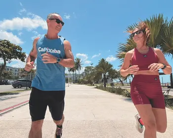 Imagem ilustrativa da imagem Corrida Tribuna Ruas da Cidade: “Casal que corre junto é mais feliz”, diz atleta
