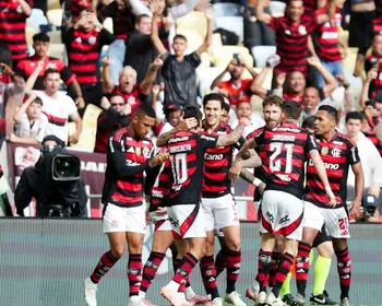 Imagem ilustrativa da imagem Imprensa argentina se rende ao Flamengo após vitória sobre o Palmeiras