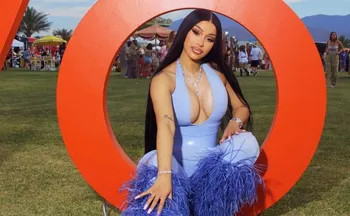 Imagem ilustrativa da imagem Cardi B anuncia primeira gravidez com o namorado Stefon Diggs