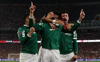 Imagem ilustrativa da imagem Palmeiras abre vantagem sobre o River Plate nas quartas da Libertadores