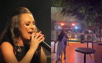 Imagem ilustrativa da imagem VÍDEO | Cantora sertaneja viraliza após fazer show “vazio” no Sul do ES