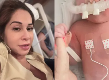 Imagem ilustrativa da imagem Maíra Cardi anuncia nascimento da filha e diz que ela está na UTI