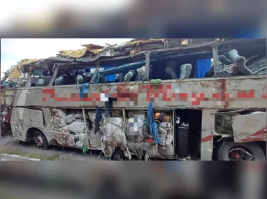 Imagem ilustrativa da imagem Acidente com ônibus de turismo deixa 16 mortos e 18 feridos em Pernambuco