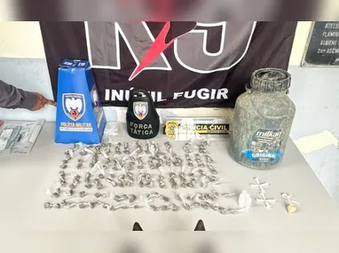 Produtos furtados pelas irmãs