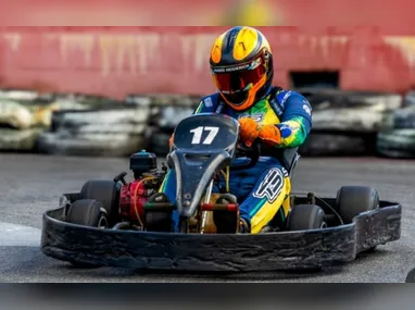 Imagem ilustrativa da imagem Competição de kart reúne 80 pilotos do Brasil e do Reino Unido em Jardim Camburi