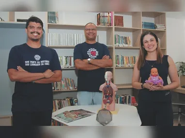 Time de handebol do Colégio Castro Alves