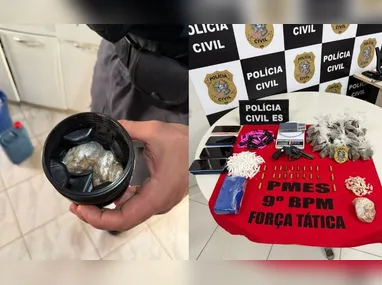 Suspeito foi autuado em flagrante  por lesão corporal e injúria, na forma da Lei Maria da Penha