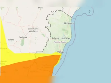 Imagem ilustrativa da imagem ES em alerta para tempestade, granizo e queda brusca de temperatura