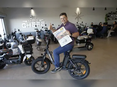 Imagem ilustrativa da imagem Está chegando a hora de ganhar uma bike elétrica!