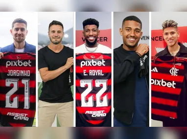 Imagem ilustrativa da imagem Flamengo inscreve os cinco reforços 'europeus' para as oitavas da Libertadores