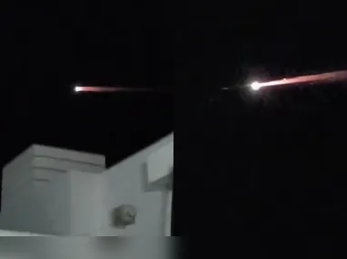 Imagem ilustrativa da imagem Lixo espacial vira bola de fogo em três regiões do Brasil