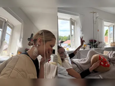 Imagem ilustrativa da imagem Mãe de Bella Hadid fala sobre nova internação da filha por doença de Lyme