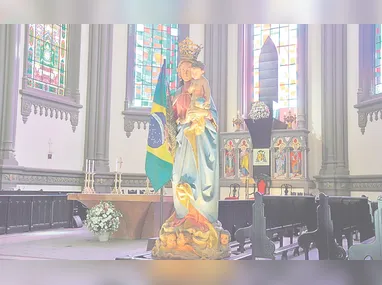 Pregadores e missionários participam do evento "7 Semanas Clamando por Milagres", na Paróquia Nossa Senhora de Guadalupe, em Itaparica.