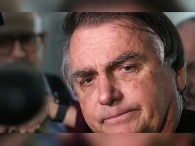 Bolsonaro durante depoimento