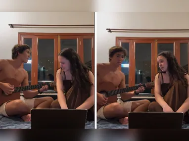 Virginia publicou foto e Vini Jr repostou