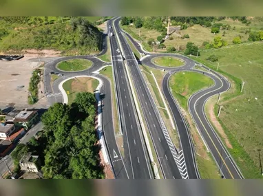 Renan Filho, Ministro dos Transportes, esteve no ES para cerimônia de lançamento dos novos trechos de duplicação na BR-101