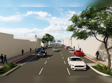Avenida Mario Gurgel, uma das principais vias de Cariacica. Um dos pilares do planejamento estratégico do município será as melhorias no trânsito