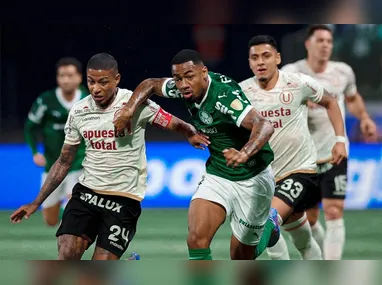 Imagem ilustrativa da imagem Palmeiras confirma vaga, e Brasil tem três times nas quartas da Libertadores