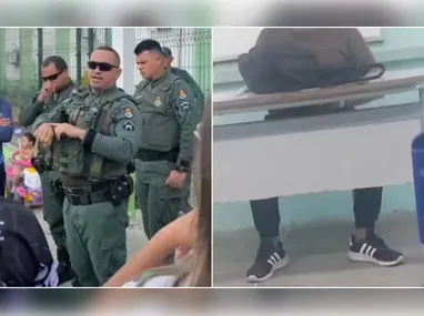 Queda do caminhão foi registrada em vídeo por moradores