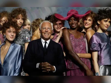 Imagem ilustrativa da imagem Saiba o que acontece com a grife Armani depois da morte de Giorgio Armani