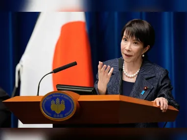 Imagem ilustrativa da imagem Sanae Takaichi é eleita primeira-ministra do Japão e se torna 1ª mulher no cargo
