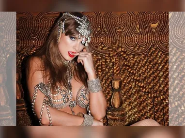 Imagem ilustrativa da imagem Taylor Swift canta bastidores da vida em "The Life of a Showgirl"