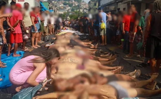 Imagem ilustrativa da imagem Corpos estavam amarrados e com marcas de facadas, relatam moradores do RJ