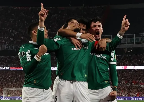Imagem ilustrativa da imagem Palmeiras abre vantagem sobre o River Plate nas quartas da Libertadores