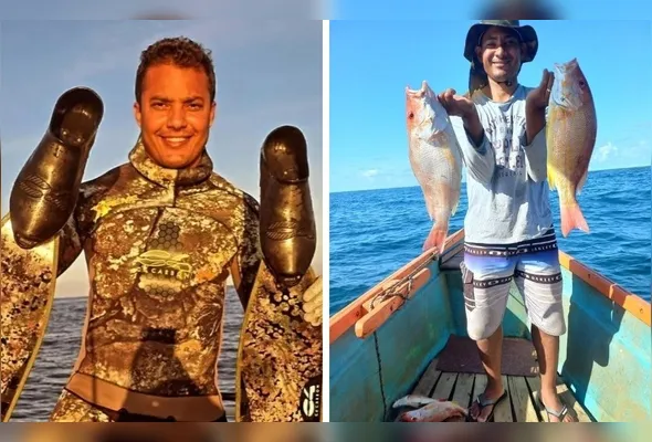 Maikel Araujo dos Santos e Ronald Menezes saíram juntos para fazer uma pesca submarina em Anchieta, no Sul do Espírito Santo