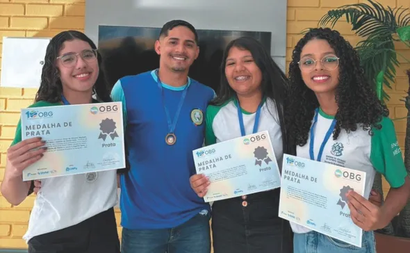 Imagem ilustrativa da imagem Feras da Geografia conquistam 7 medalhas em competição nacional