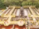 Operações em unidade de Minas Gerais: a água é utilizada em diversos processos da mineração, mas a empresa conta com espaços para realizar o tratamento e fazer o reúso do recurso hídrico.