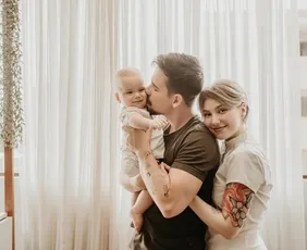 Imagem ilustrativa da imagem Lucas Borba, viúvo de Isabel Veloso, publica carta ao filho: 'Não será fácil'