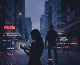 Imagem ilustrativa da imagem Menos da metade das mulheres protegidas pela Justiça não pega o rastreador em PE