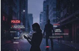 Imagem ilustrativa da imagem Menos da metade das mulheres protegidas pela Justiça não pega o rastreador em PE