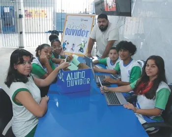 Imagem ilustrativa da imagem Alunos “ouvidores” recebem sugestões para o dia a dia