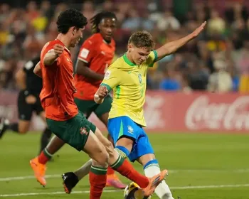 Imagem ilustrativa da imagem Brasil perde para Portugal e vai disputar a medalha de bronze no Mundial Sub-17
